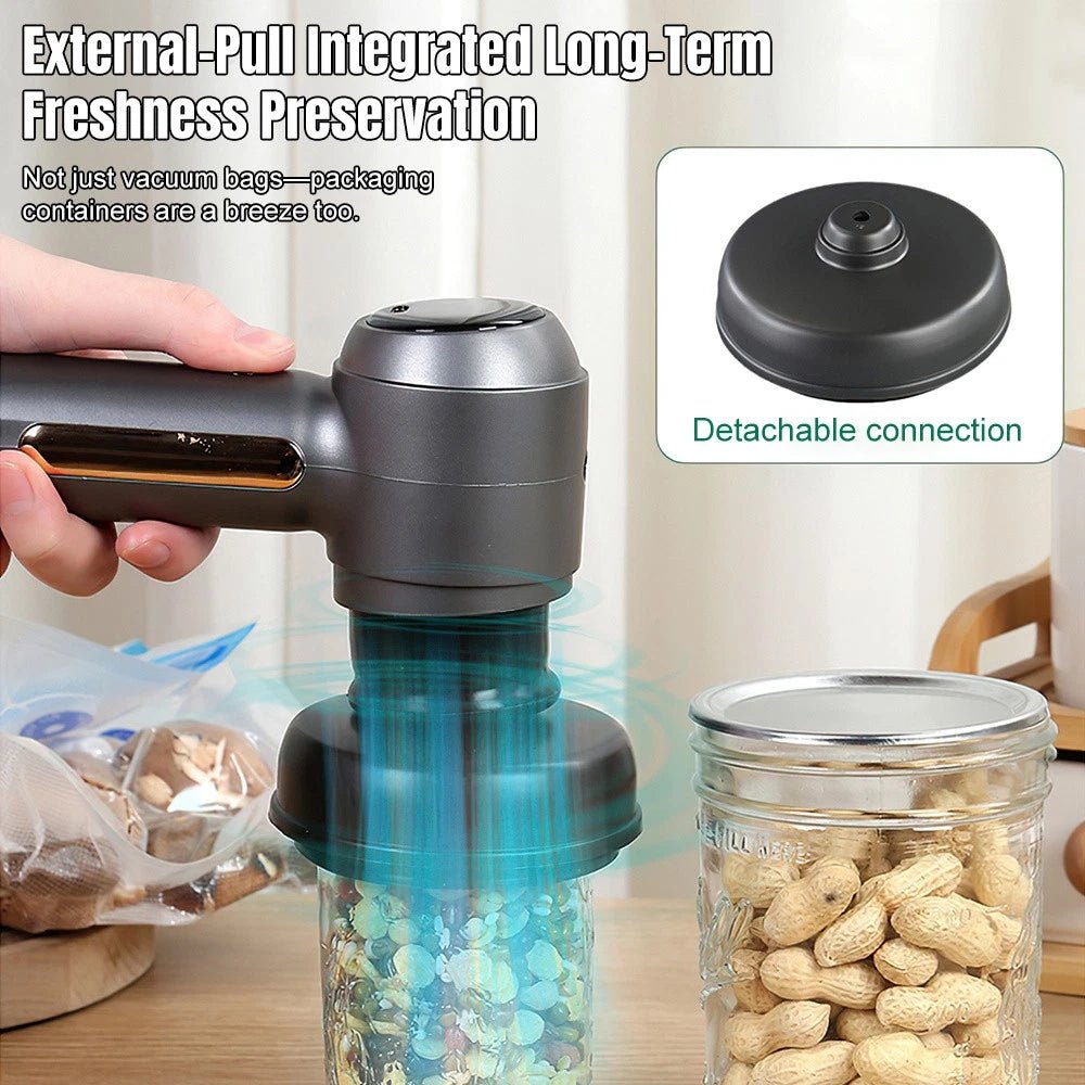 USB Rechargeable Vacuum Sealer Pump for Food Storage - EmporiumForAll