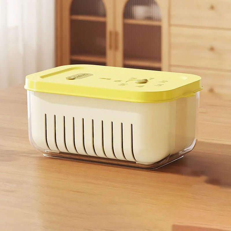 Vegetable Crisper Box - Double - Layer Food Organizer - EmporiumForAll