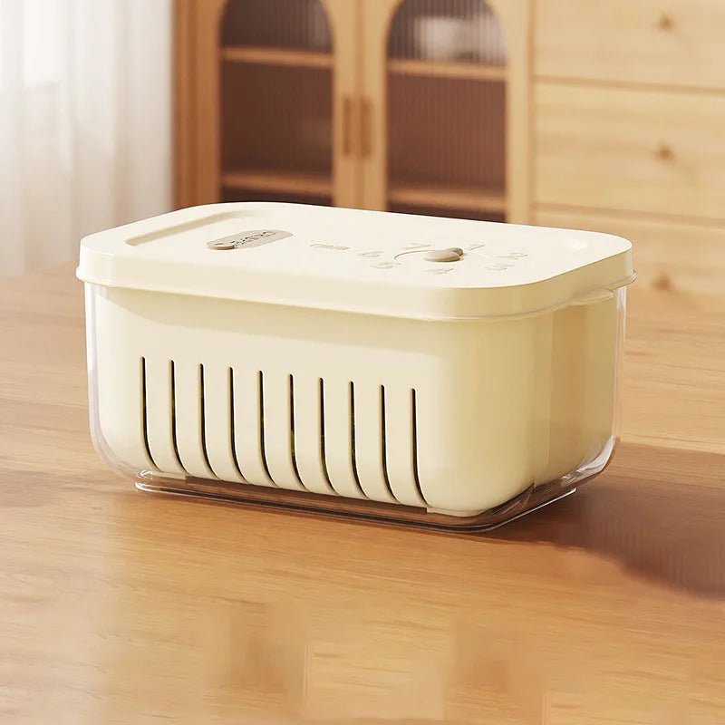 Vegetable Crisper Box - Double - Layer Food Organizer - EmporiumForAll