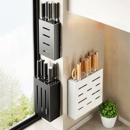 Wall - Mounted Knife Rack: No - Drill Kitchen Storage Solution - EmporiumForAll