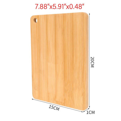 Wooden Cutting Board - Thick, Durable, Natural Bamboo - EmporiumForAll