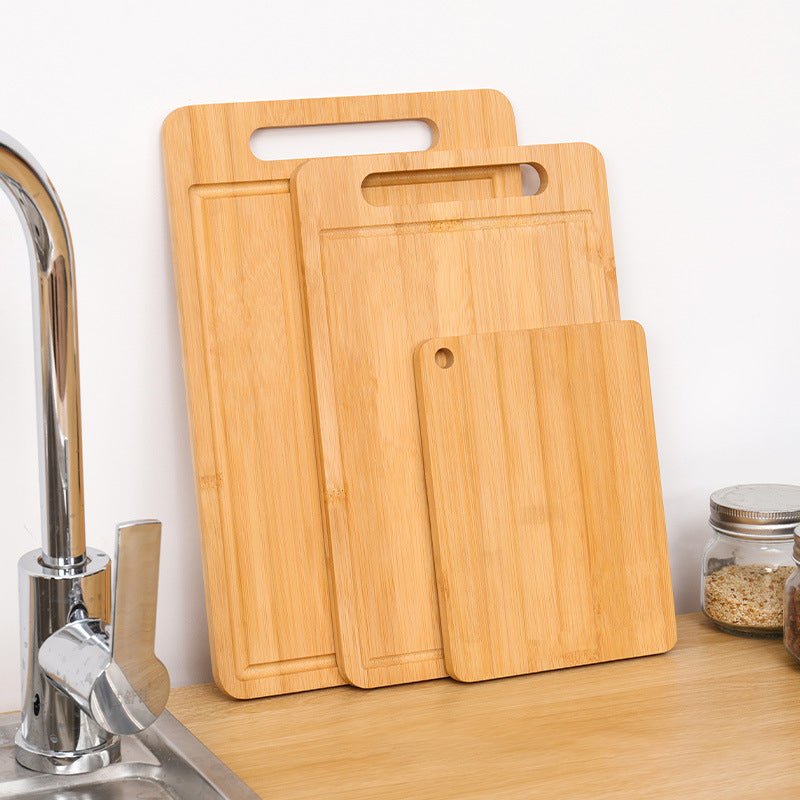Wooden Cutting Board - Thick, Durable, Natural Bamboo - EmporiumForAll